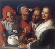 CAMPI, Vincenzo The Ricotta-eaters USA oil painting artist